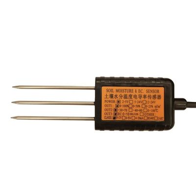 CE Certified Waterproof Soil Sensor for Irrigation Measuring VWC Temp Moisture and EC